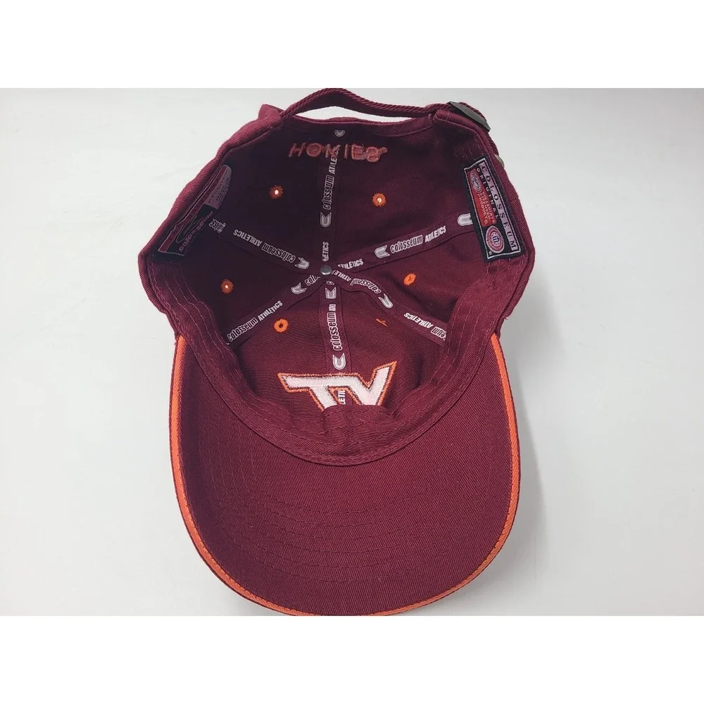 Youth Virginia Tech‎ Hokies Colosseum Strapback Adjustable Hat Cap NCAA Maroon